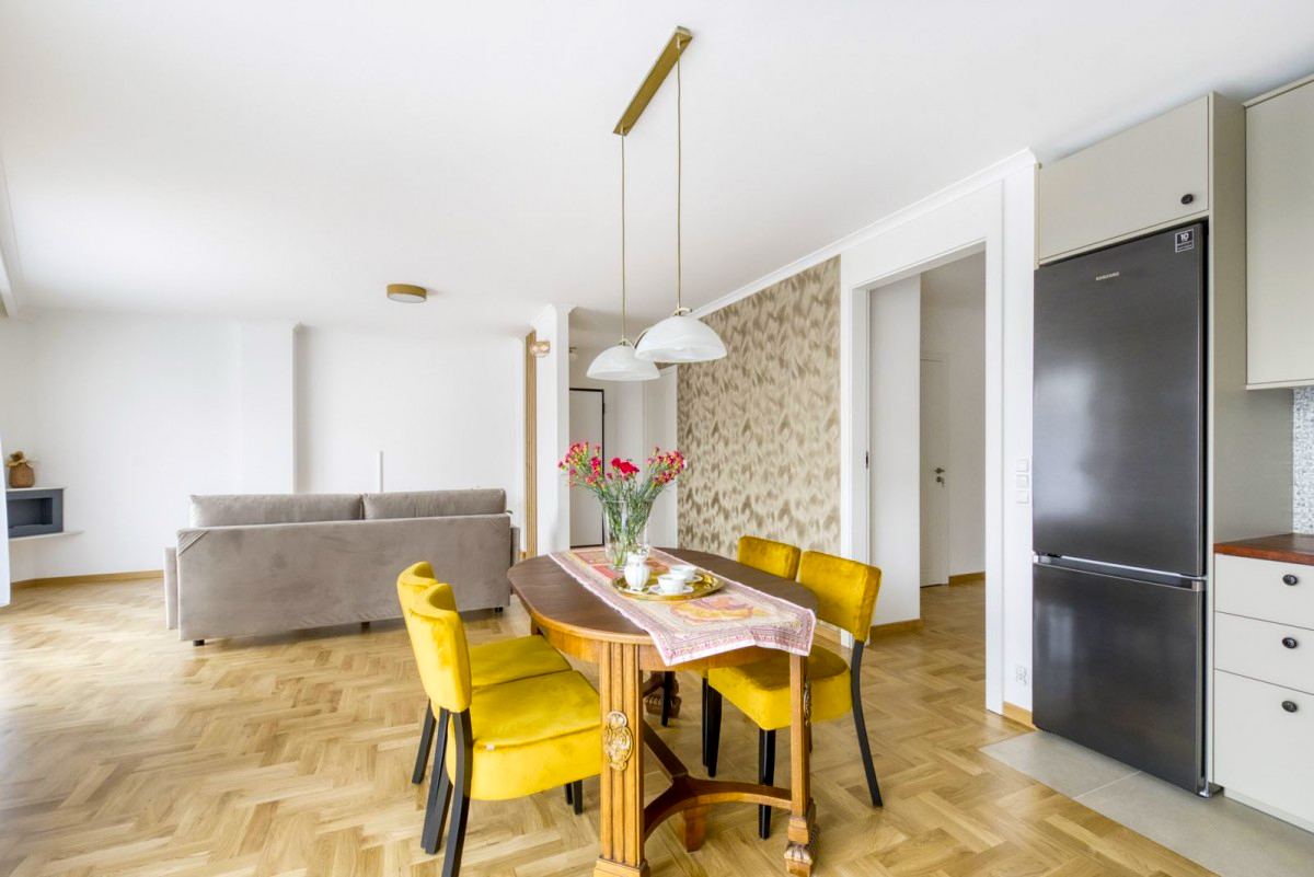 A luxury apartment interior photo