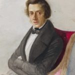 Fryderyk Chopin as painted by his future fiancée, Maria Wodzińska, in 1836